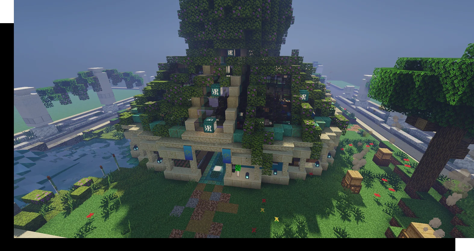 Green eco-house built during BTPixels