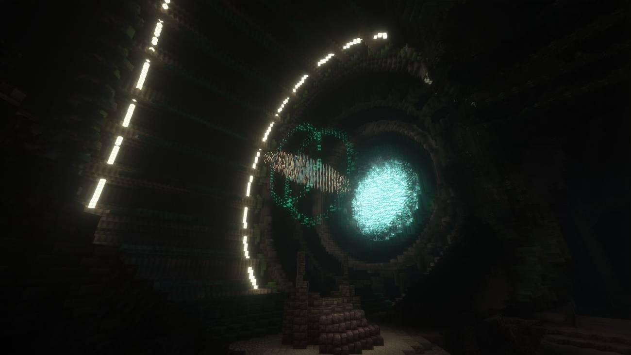 Le portail alien découvert dans les profondeurs du cratère