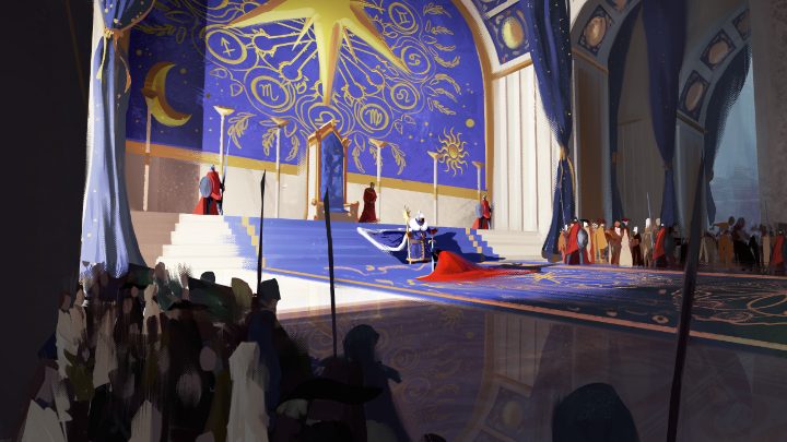 The throne room in The Last Artifact