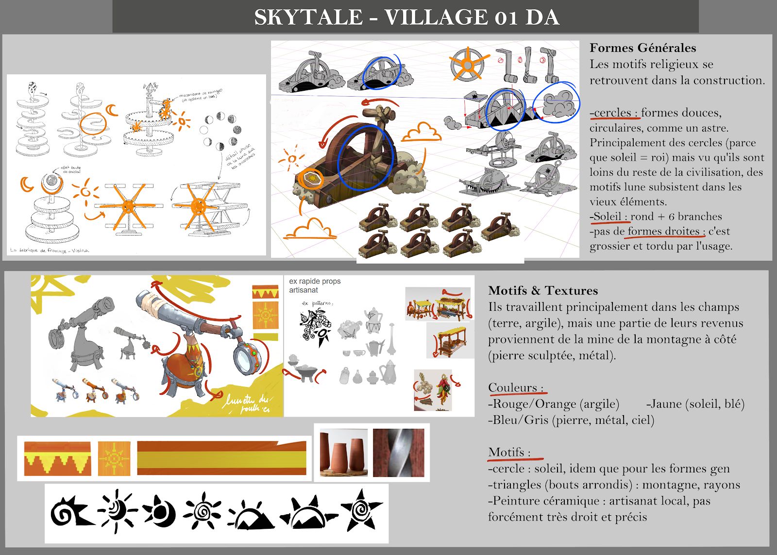 A Vila de Visina, direção de arte