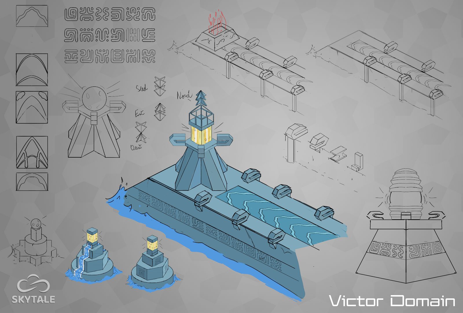 Lighthouse, jetty and buoy