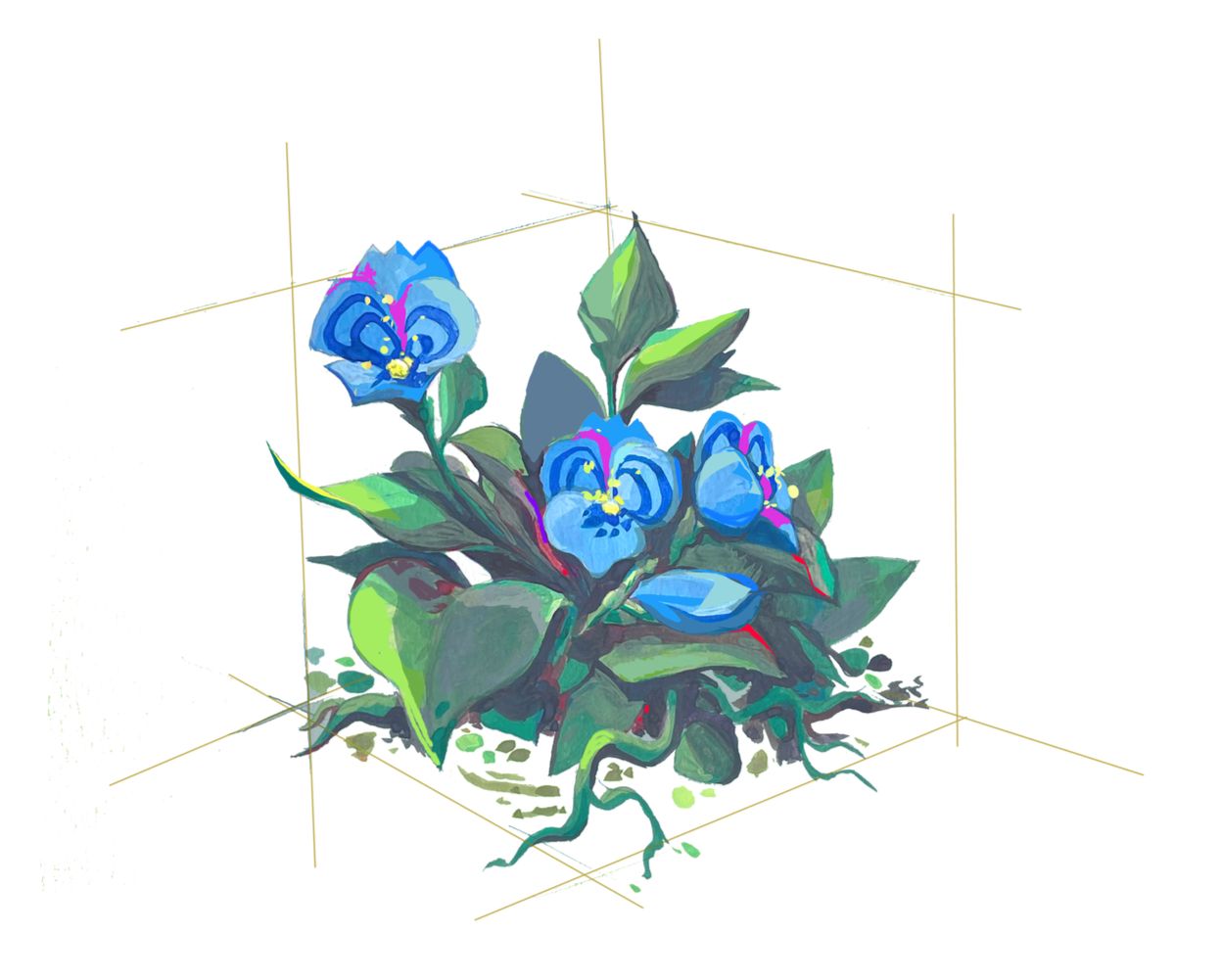 O Pensamento azul